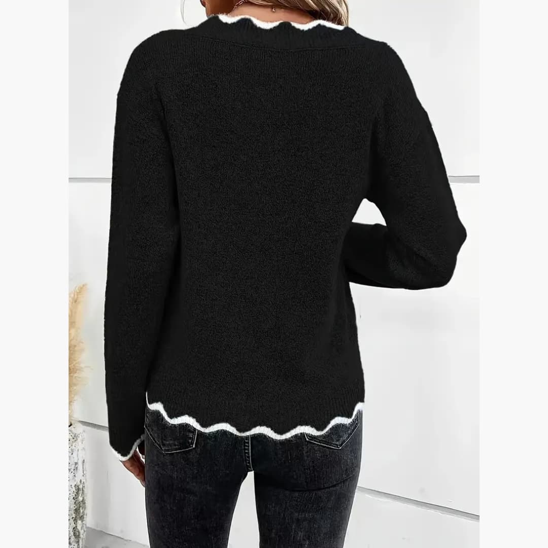 Eleonora - Elegant knitted sweater for women