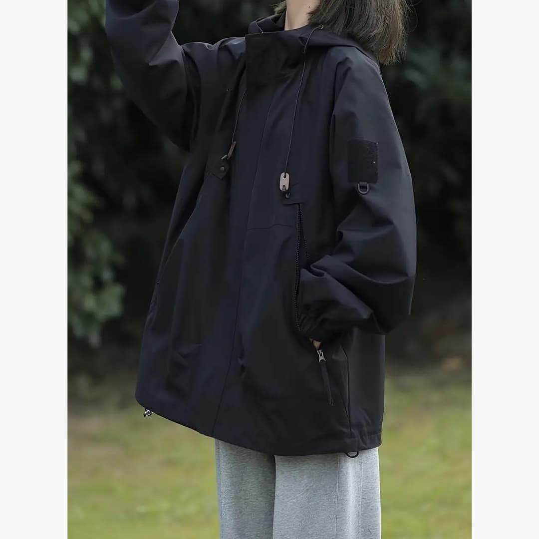Portia - Waterproof hooded jacket for women