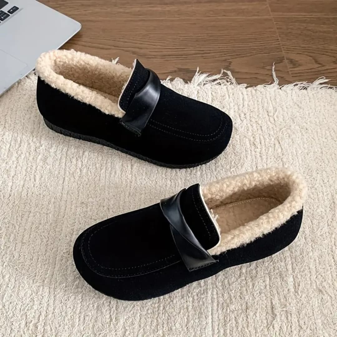 Maya - Comfortable warm slip-on shoes for women