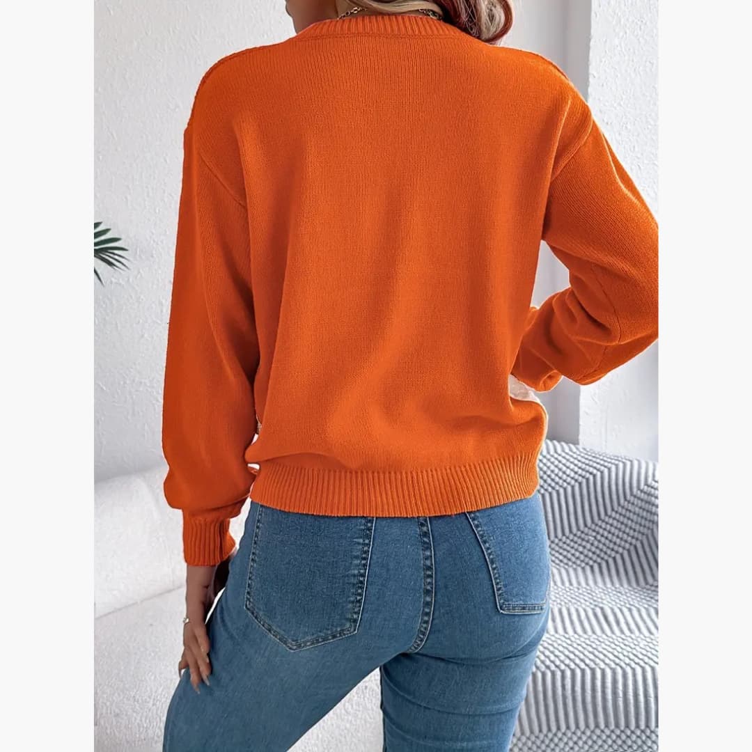 Fabienne - Warm long-sleeved sweater for women