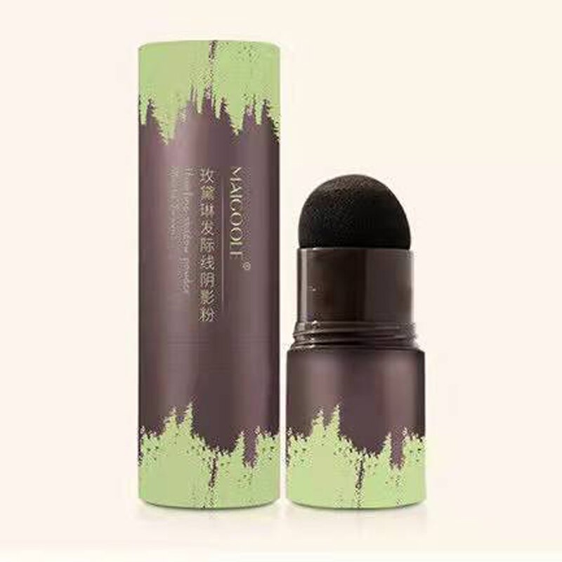 Vannfast hårsminke svamp for skyggelegging av hår og øyebryn, naturlig look