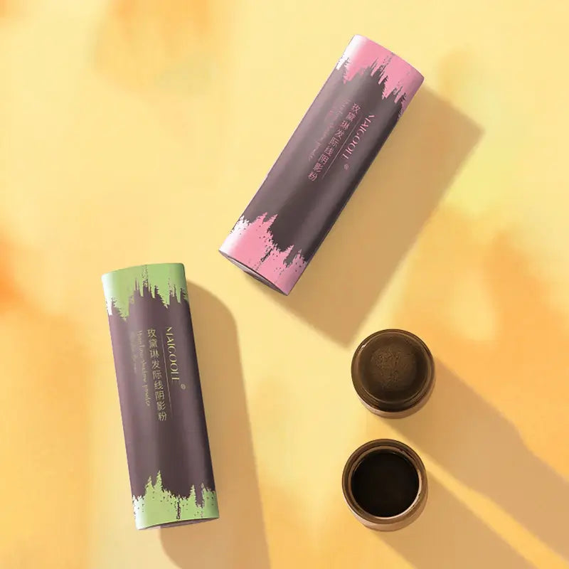 Produktvisning av multifunksjonell hårsminke svamp for tykkere hår og bryn