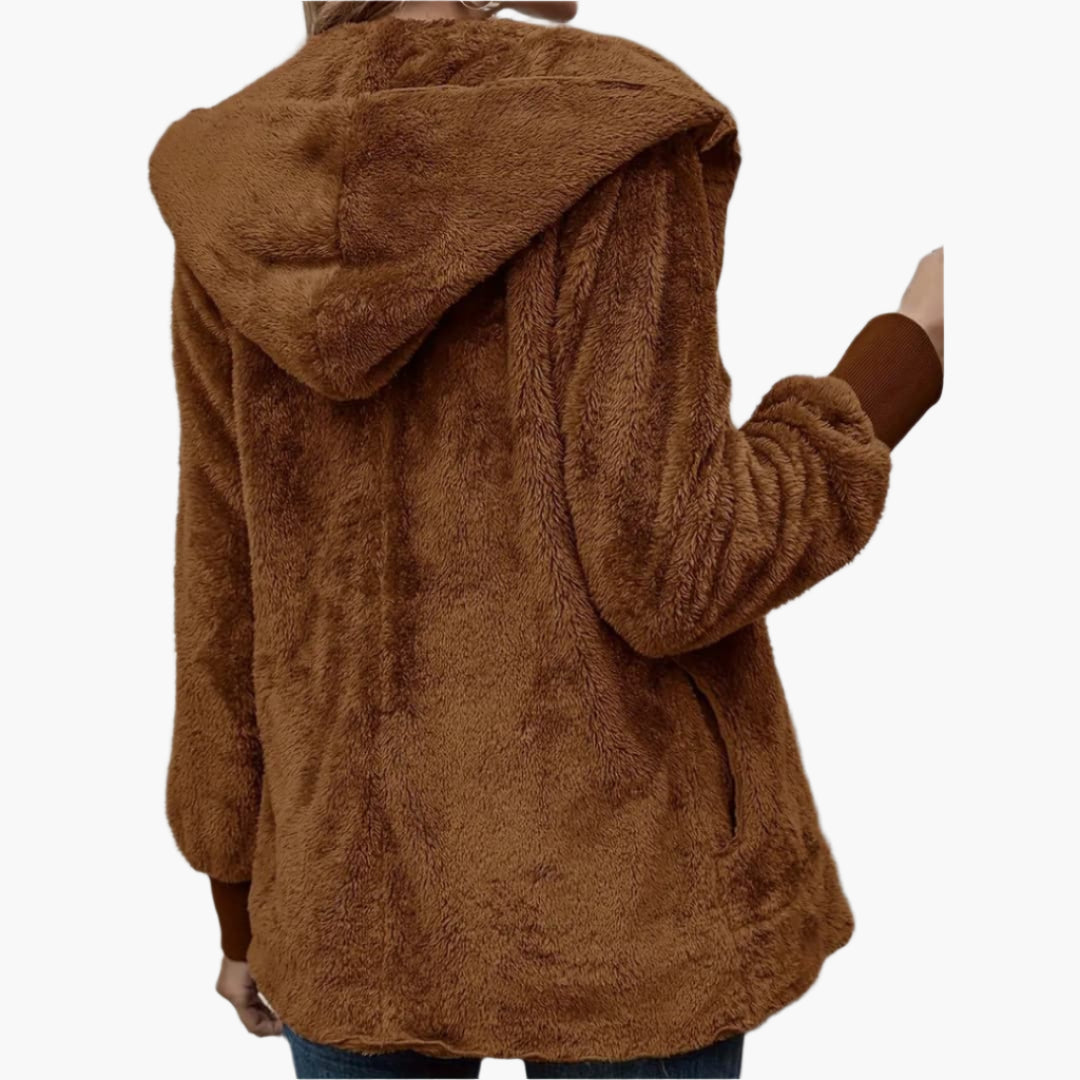 Nadia - Cozy winter jacket with hood for women