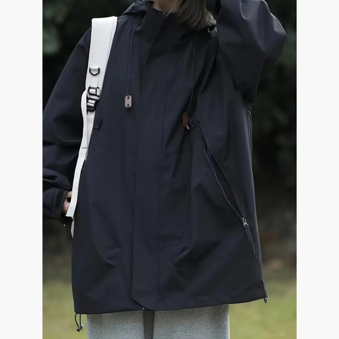 Portia - Waterproof hooded jacket for women