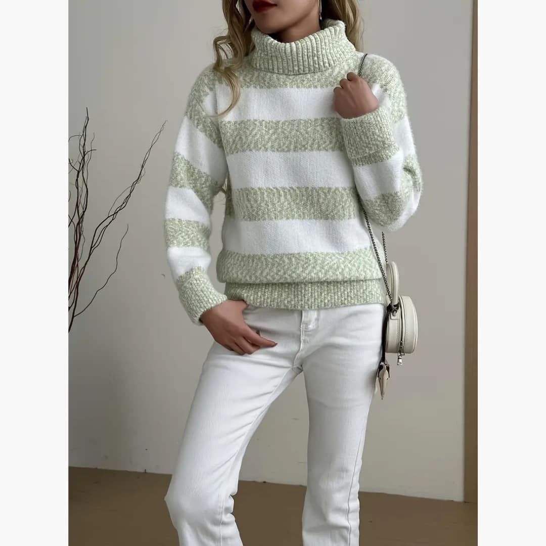 Clara - Stylish sweater with turtle neck for women
