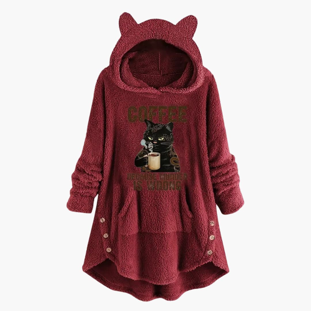 Catarina - Sweater with graphic print for women