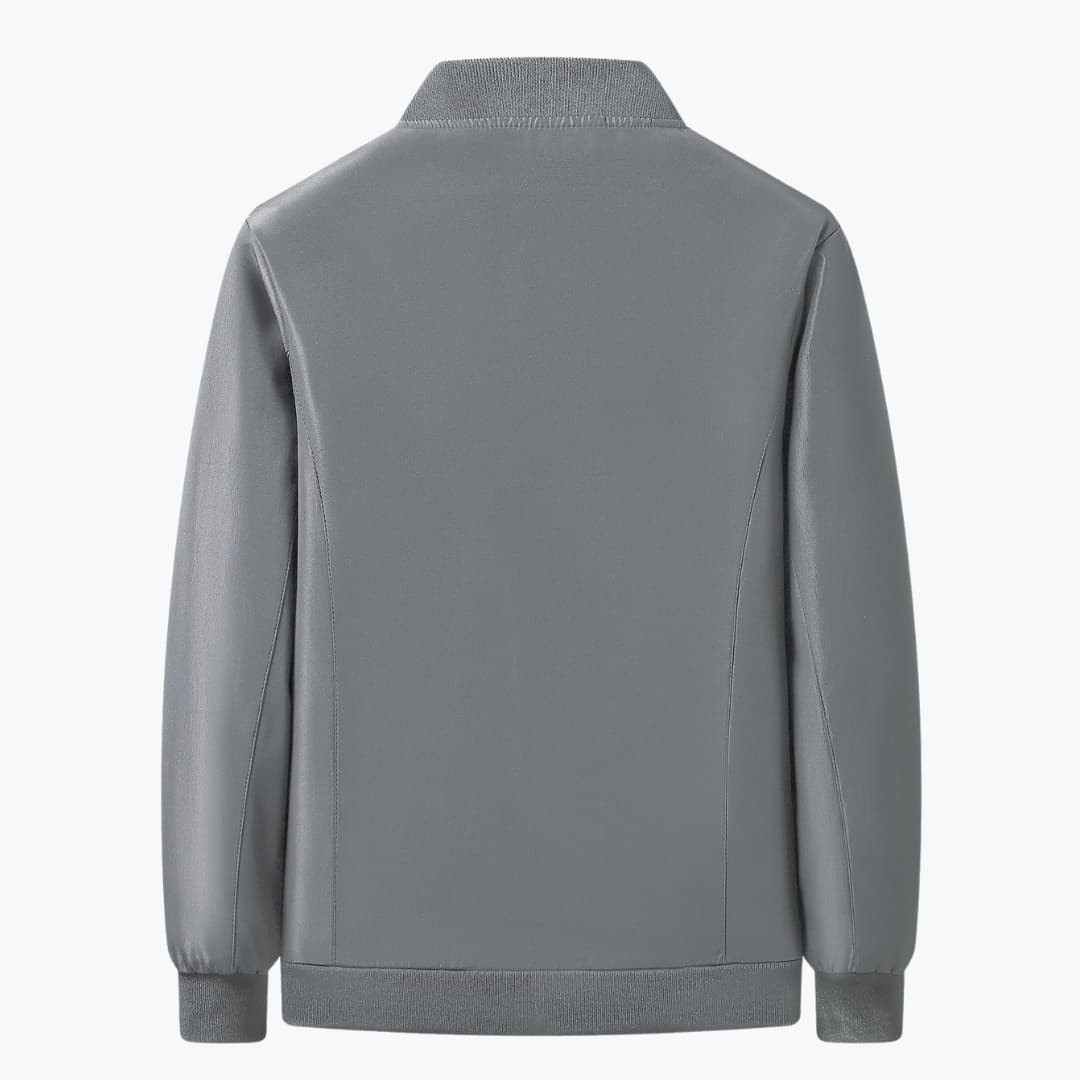 Herre Fleece-fôret Casual Jakke Komfortabel og Stilig