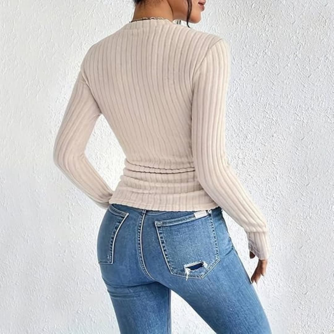 Emma - Stylish long-sleeved sweater for women