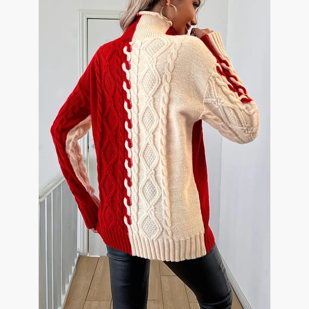 Dorothea - Warm long-sleeved sweater for women