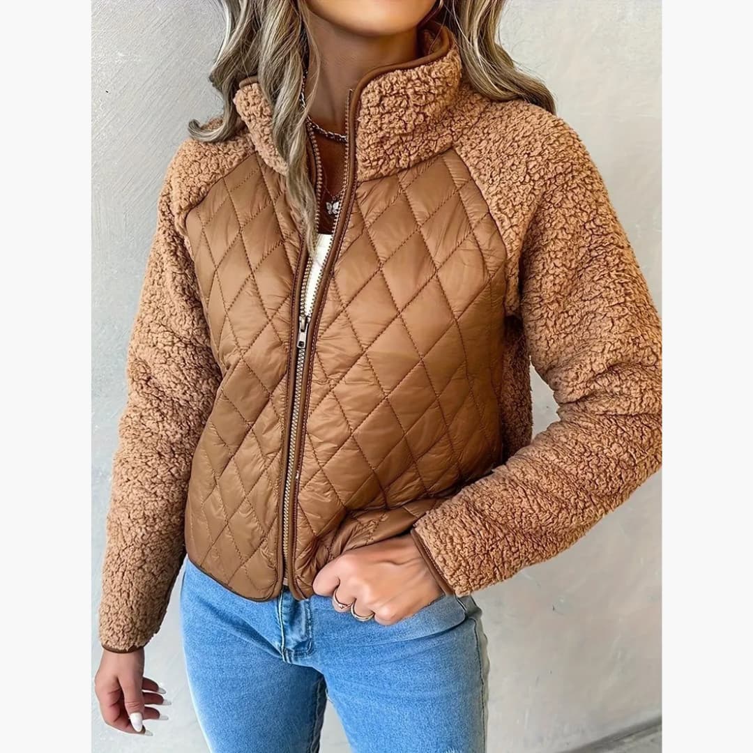 Helene - Cozy quilted fleece jacket for women