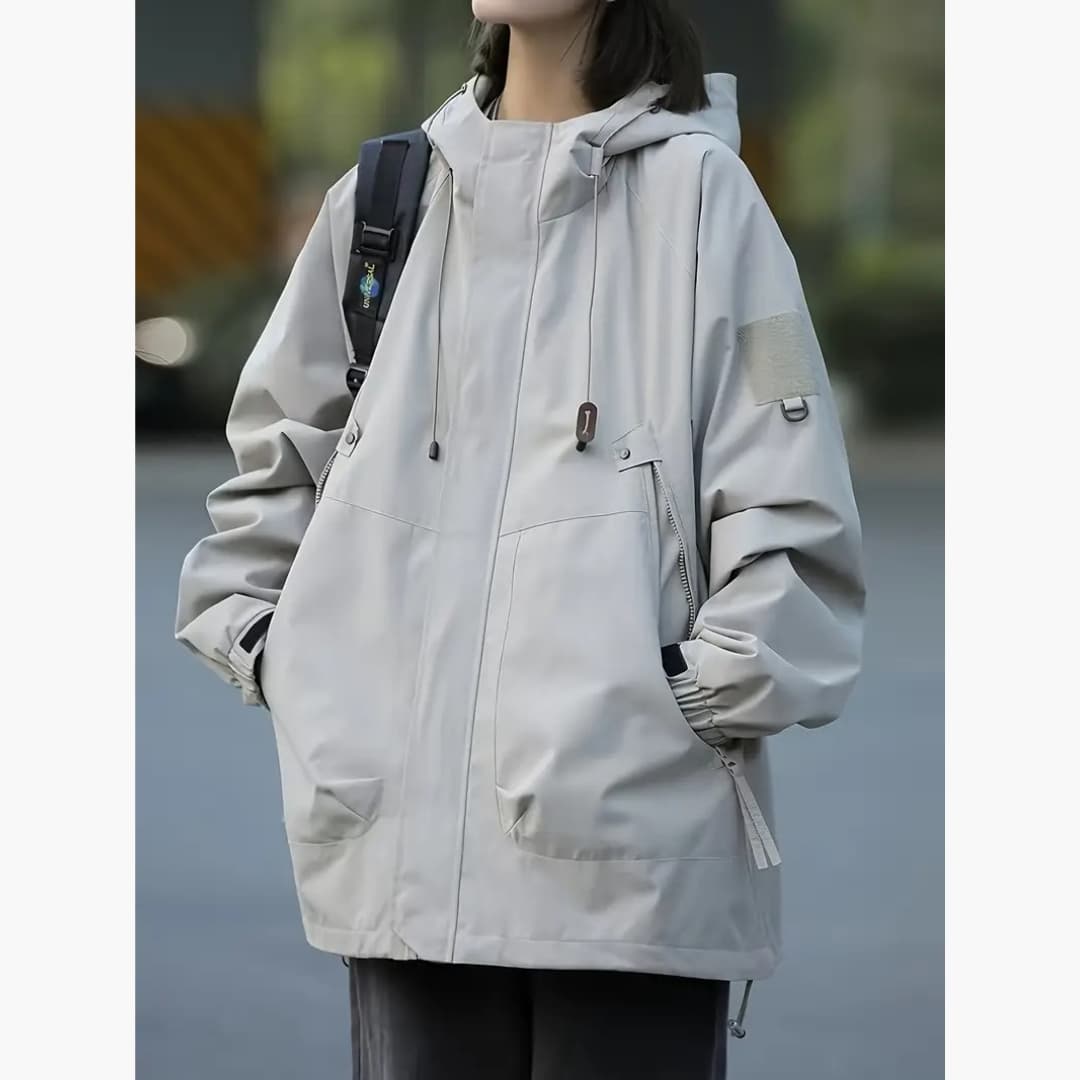Portia - Waterproof hooded jacket for women