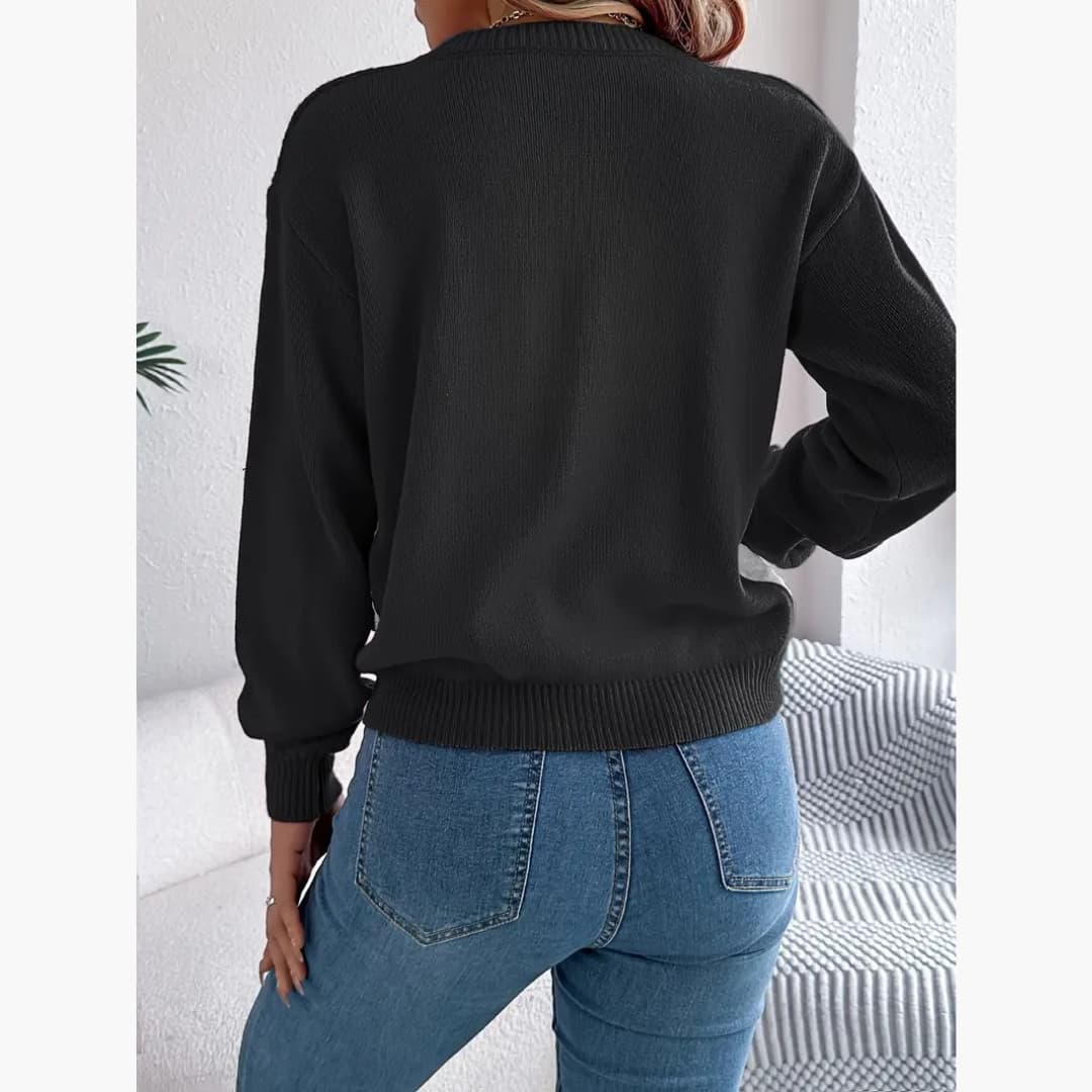 Fabienne - Warm long-sleeved sweater for women