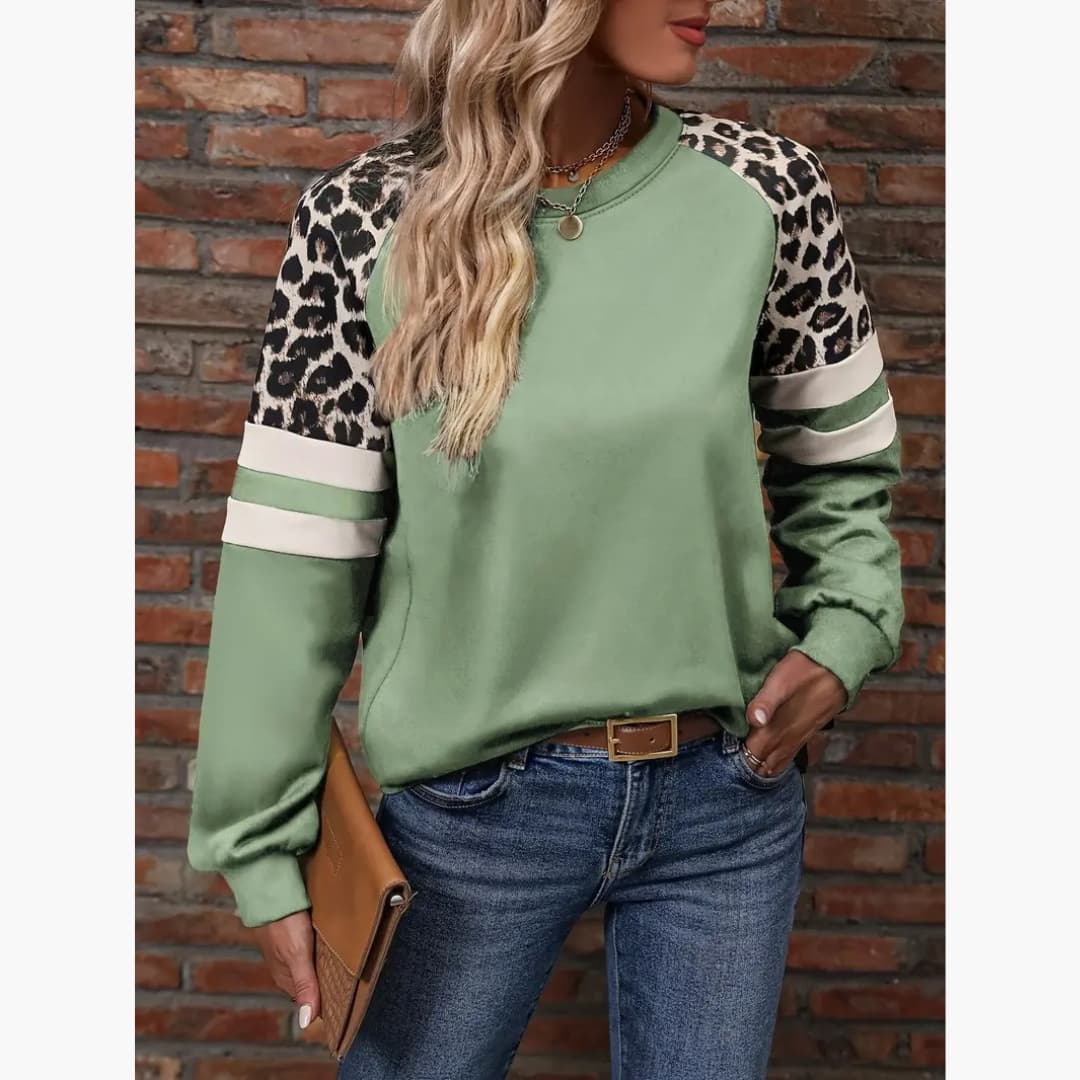 Georgia - Stylish long-sleeved sweater for women