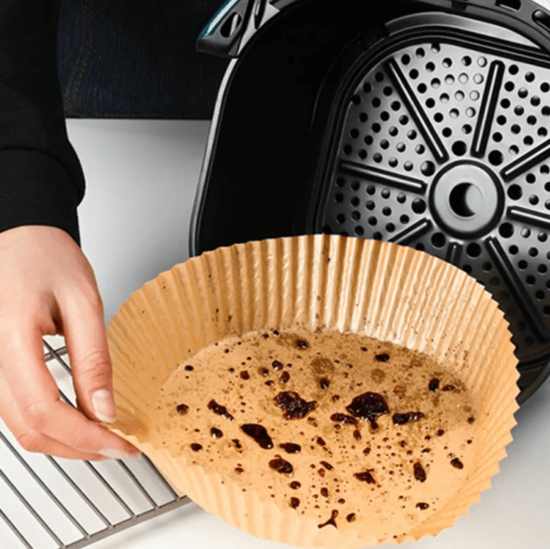 Hjem og kjøkken: 50 stk. airfryer non-stick engangspapir for daglig bruk