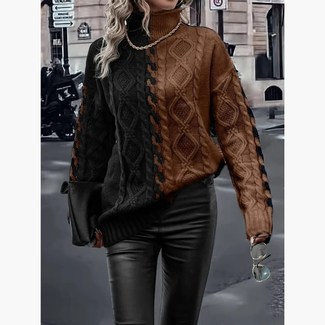 Dorothea - Warm long-sleeved sweater for women