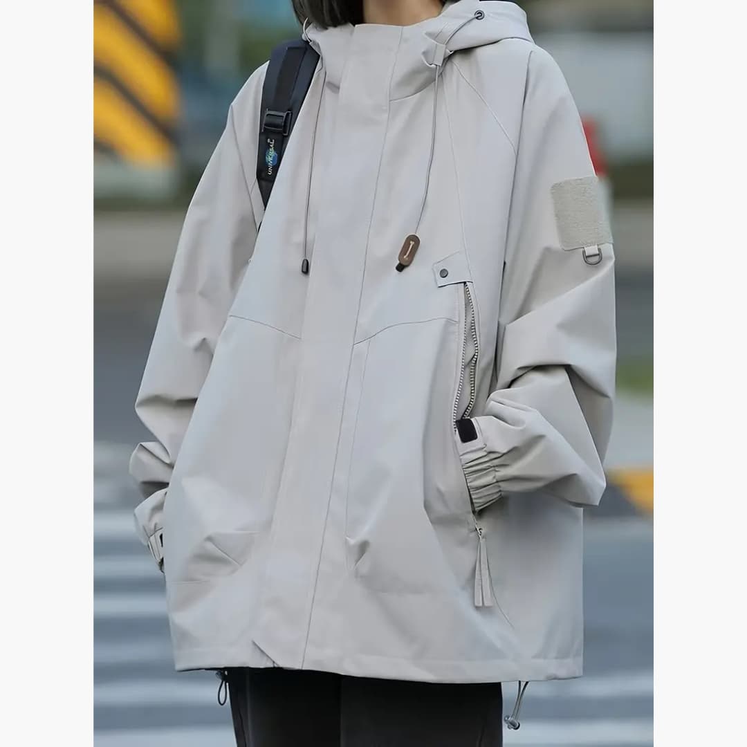 Portia - Waterproof hooded jacket for women
