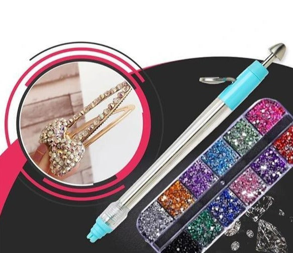 Høykvalitets diamantmalingspenn, essensielt kunstutstyr for detaljert krystallkunst og DIY-prosjekter.