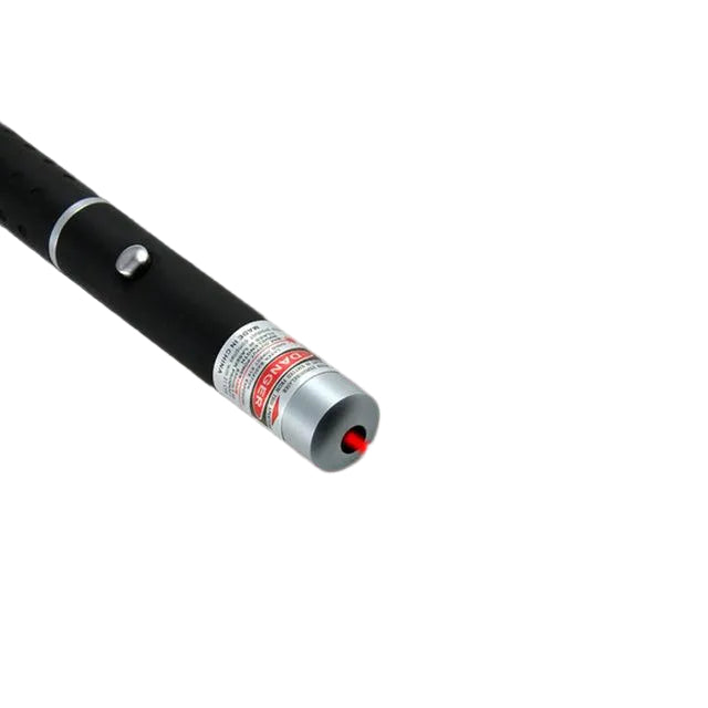 5mW rød laserpeker i aluminium, ideell for presentasjoner og astronomi med lang rekkevidde.