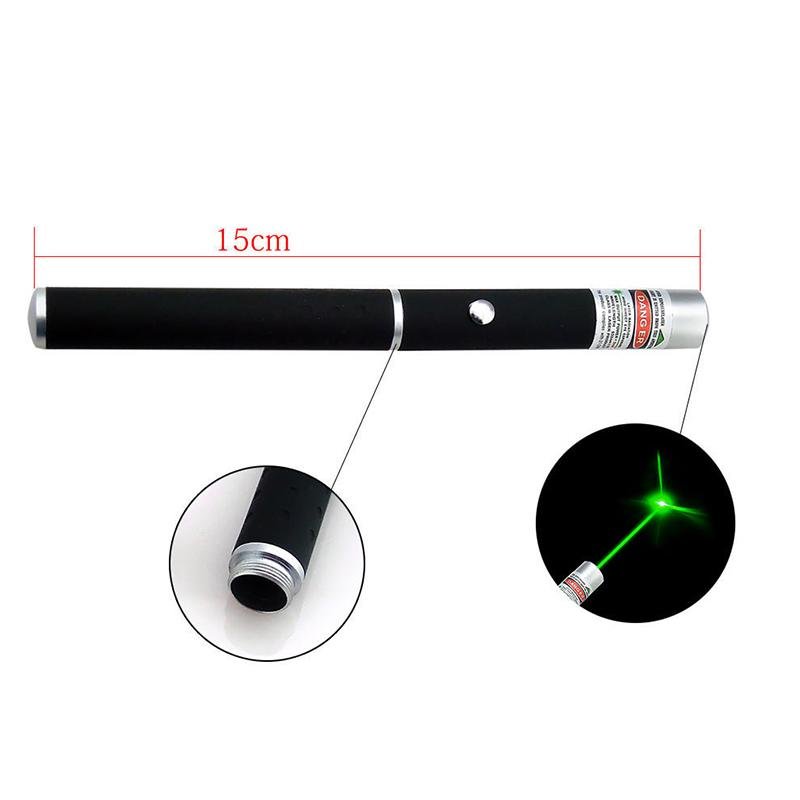 Profesjonell 5mW laserpeker i aluminium, et allsidig verktøy for møter og astronomiinteresserte.