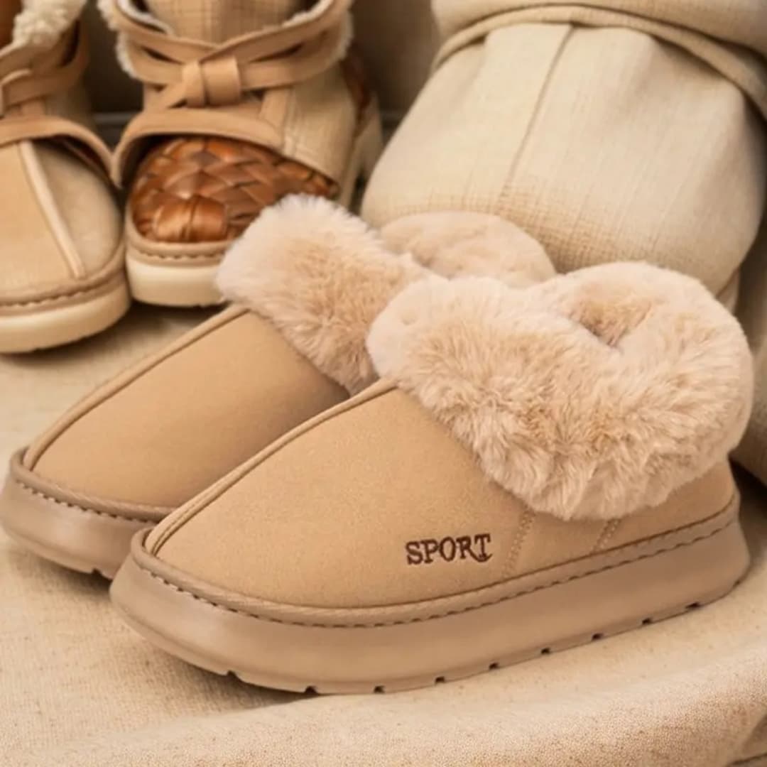 Lara - Warm fleece-lined snow boots for women