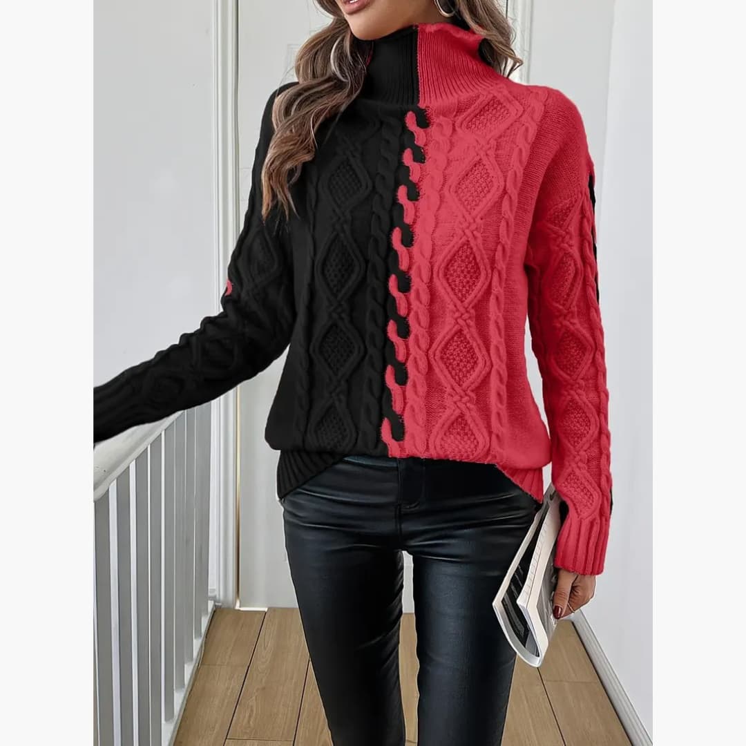 Dorothea - Warm long-sleeved sweater for women