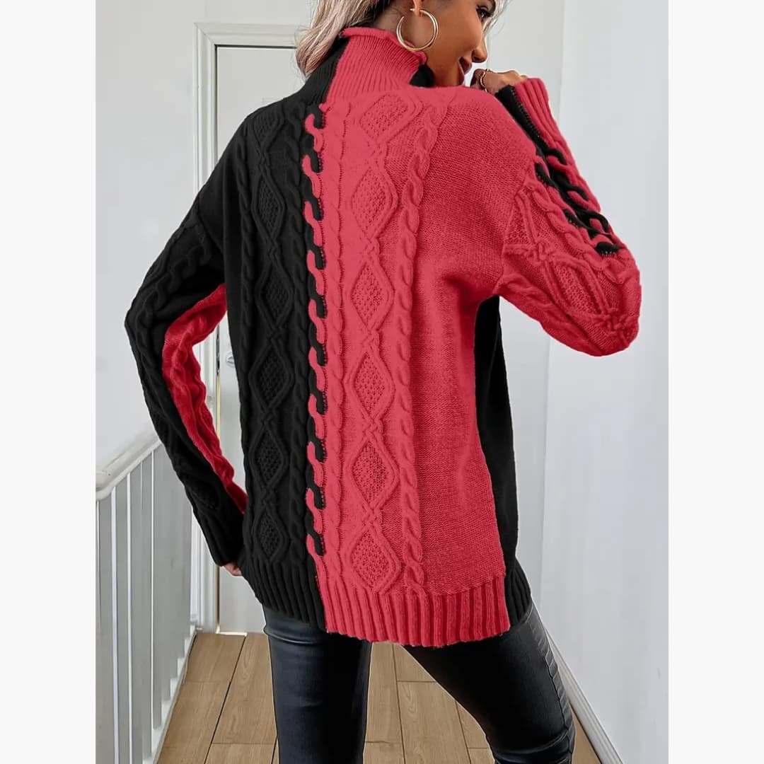 Dorothea - Warm long-sleeved sweater for women