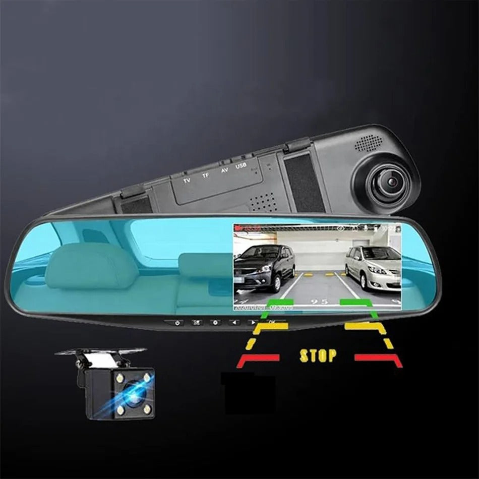 Full HD Dashbordkamera 1080P - Foran og Bak Videoopptak