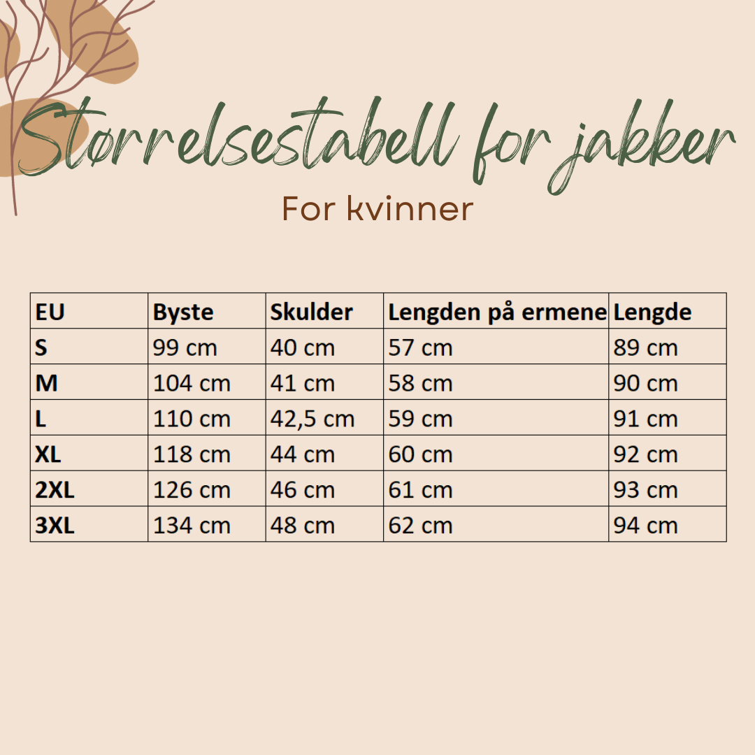 Italiensk ullfrakk med lange ermer