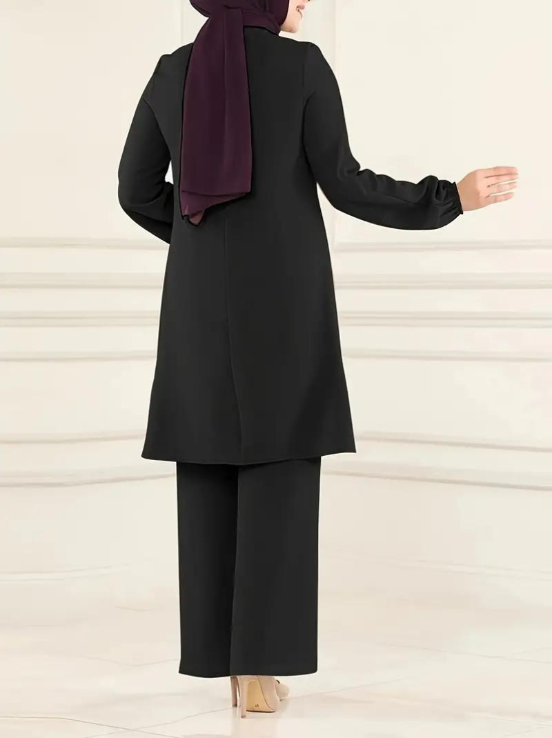 Elegant todelt muslimsett for damer