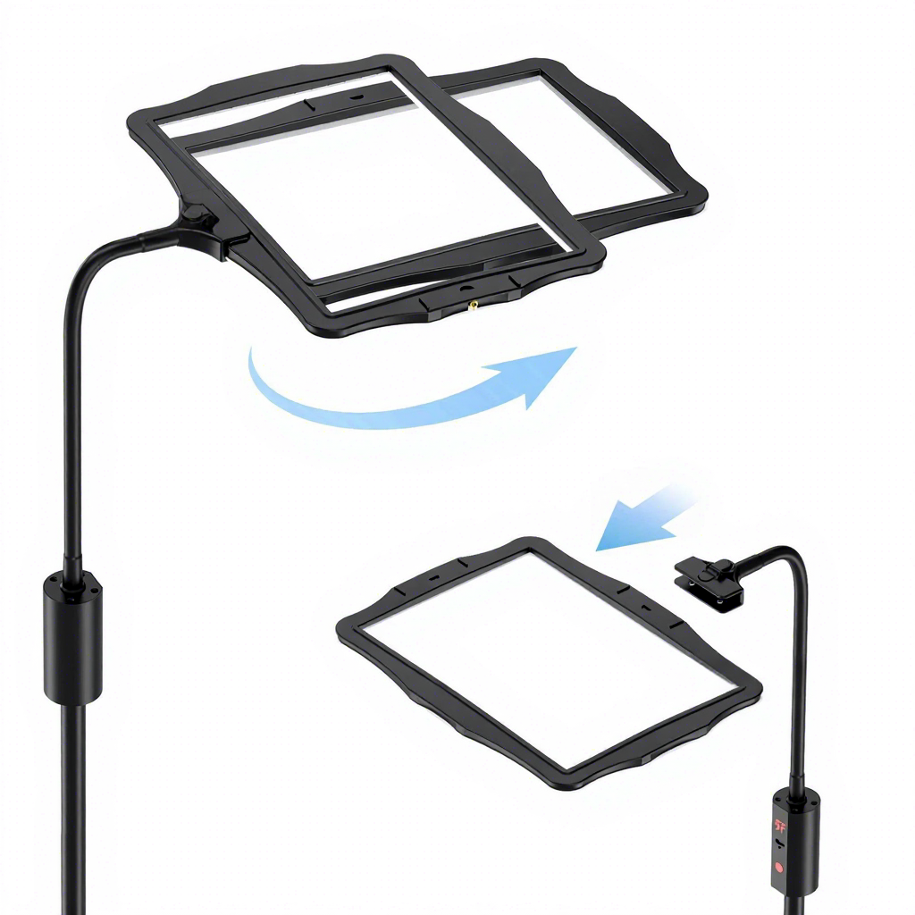 Gulvlampe med Forstørrelsesglass – Perfekt for Detaljarbeid