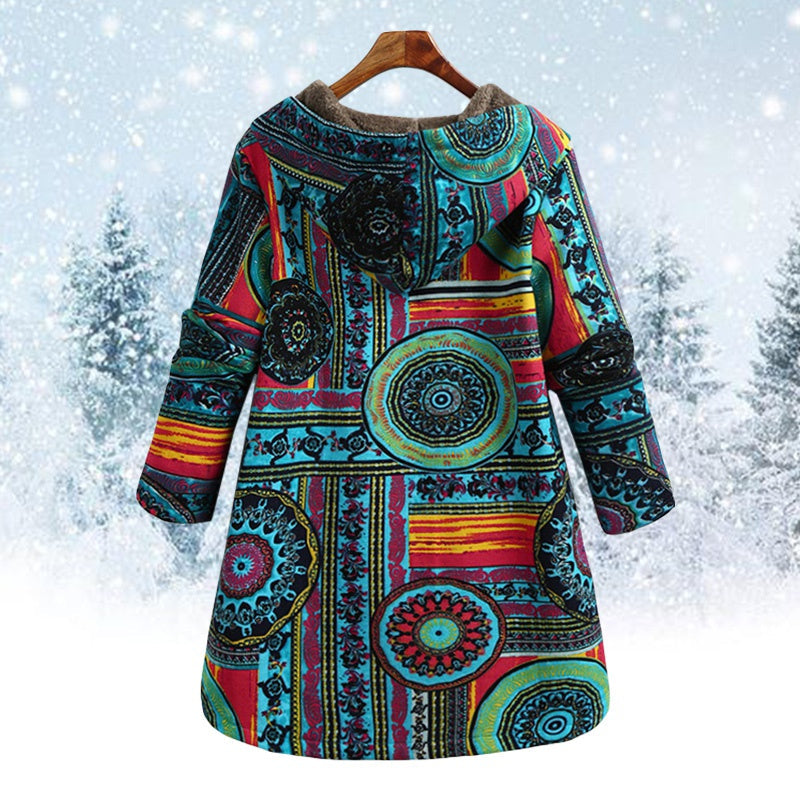 Larissa™ - Jacket with hood and flowers