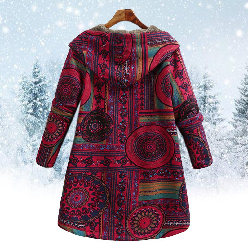 Larissa™ - Jacket with hood and flowers