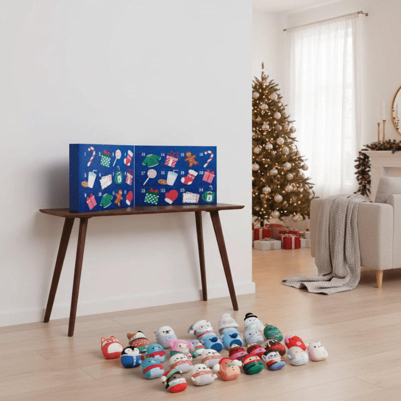 Førjulstid gøy: Adventskalender for barn fylt med 24 forskjellige Mikromallow minifigurer