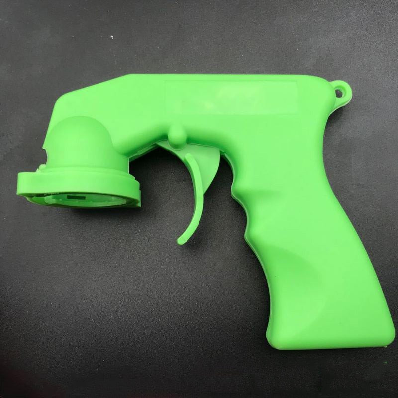 Slitesterk aerosolsprøytepistol med ergonomisk grep for enkel og presis påføring av maling.