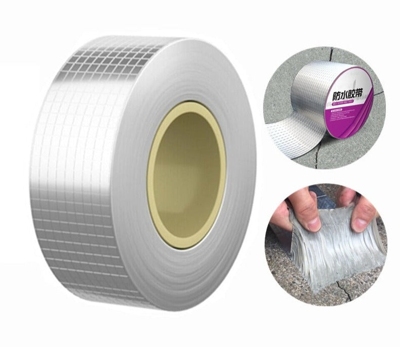 Aluminiumstape, vanntett og sterk, for reparasjon av tak, rør og sprekker, til inne- og utebruk