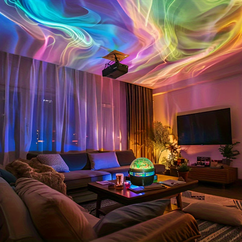 RGB festlys projektor for levende atmosfære, perfekt til hjemmefester og underholdning.