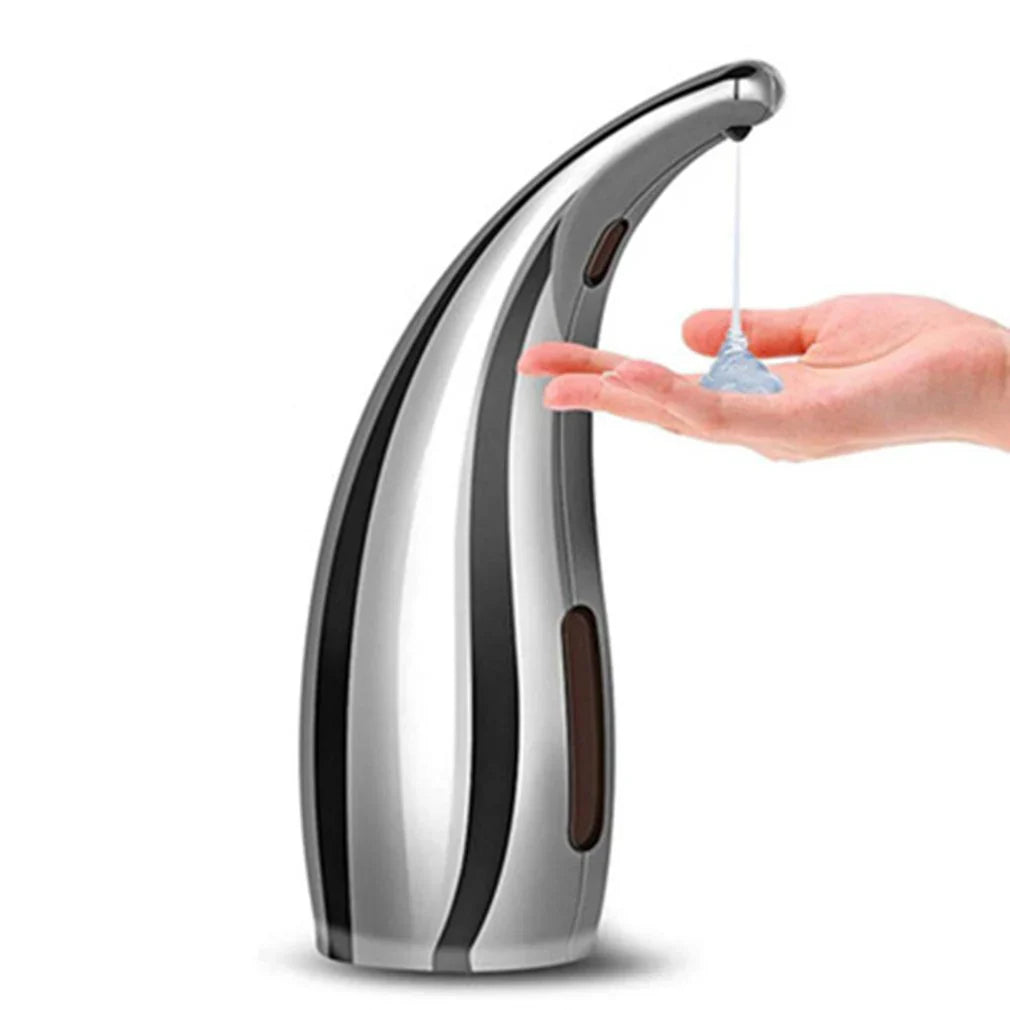 Kjøkken- og baderomsdispenser. Automatisk sensor for berøringsfri dosering av flytende såpe.