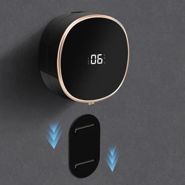 Enkel og ren automatisk såpedispenser. Berøringsfri infrarød sensor for hygienisk håndvask hjemme.