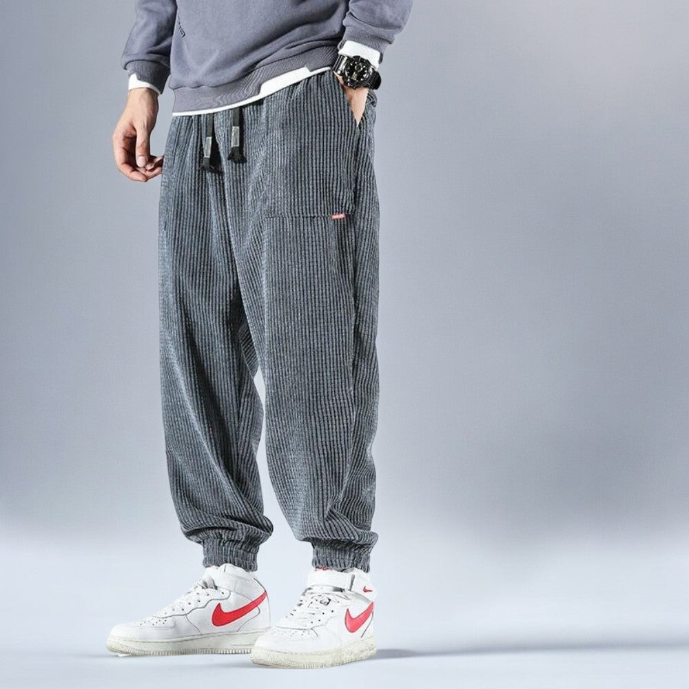 Myke herre sweatpants med komfortabel passform; ideell som joggebukse eller fritidsbukse for avslappet stil.