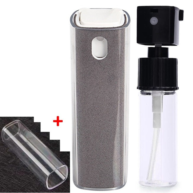 Bærbar bilskjermrenser med spray & mikrofiberklut; perfekt for GPS, touchskjermer og speil i bil.