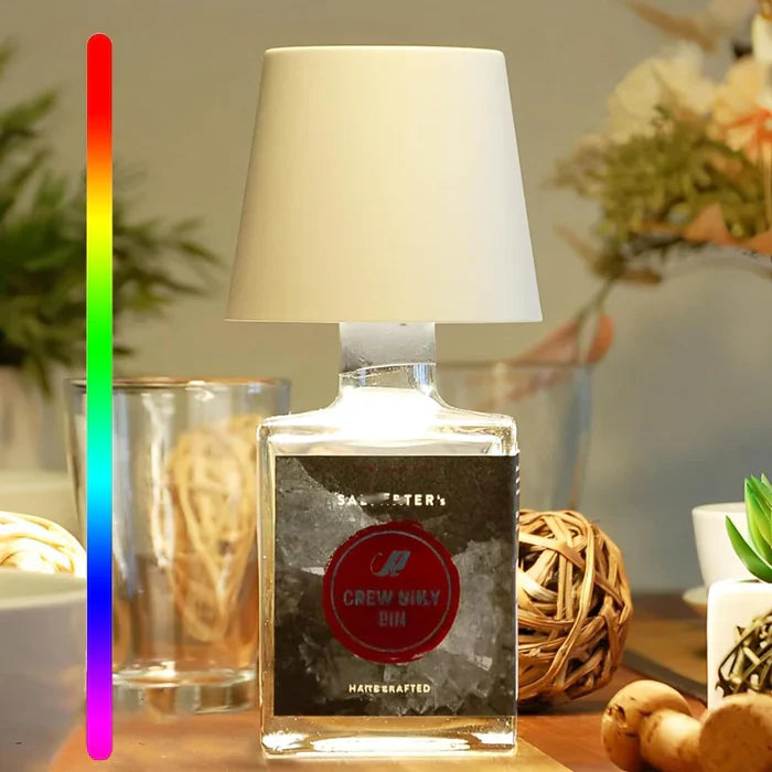 Innovativ bærbar LED-lampe; oppladbar, dimbar og styres enkelt med berøring.