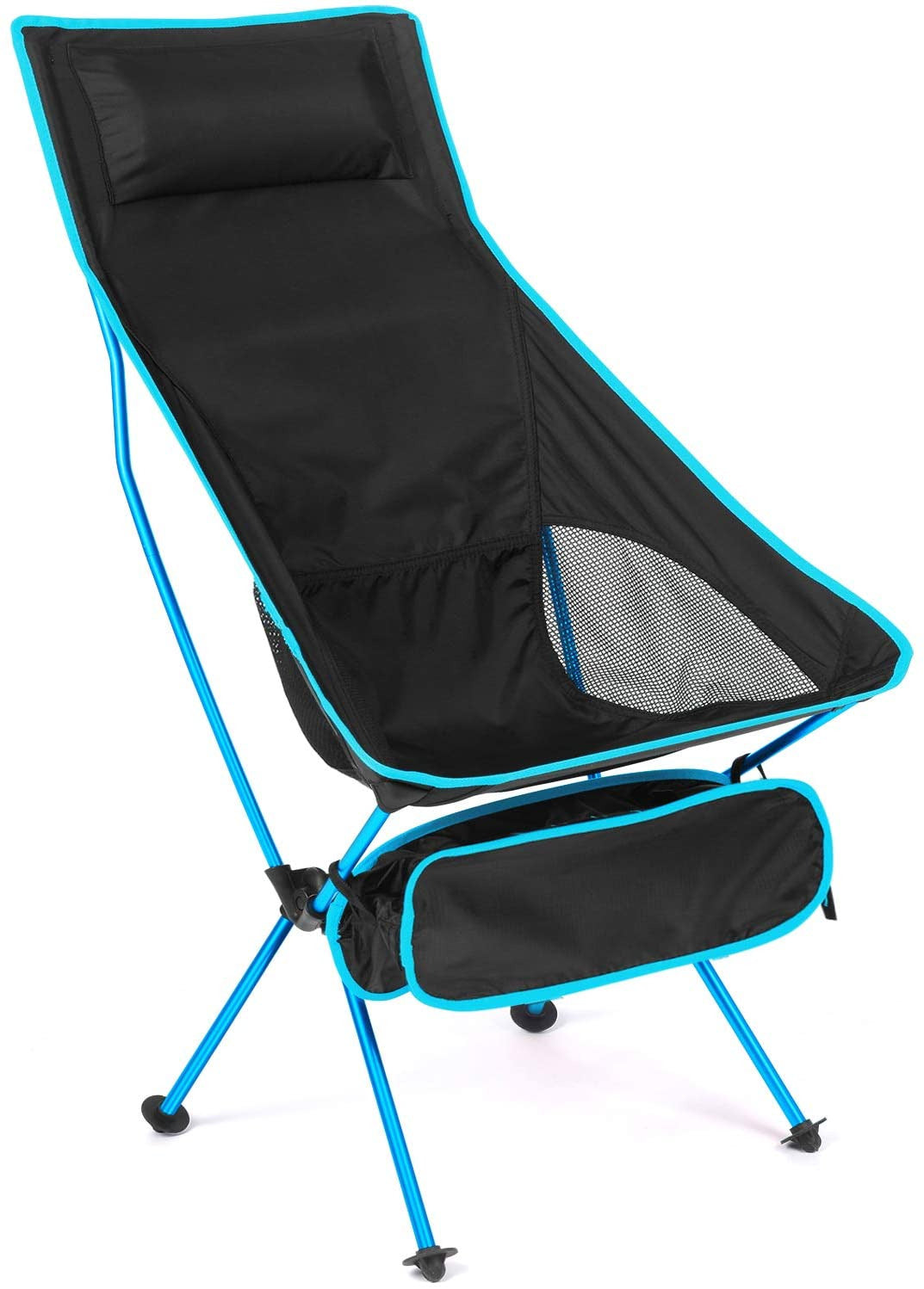 Komfortabel sammenleggbar campingstol for festival, piknik og fiske. Robust lettvekt utemøbel.