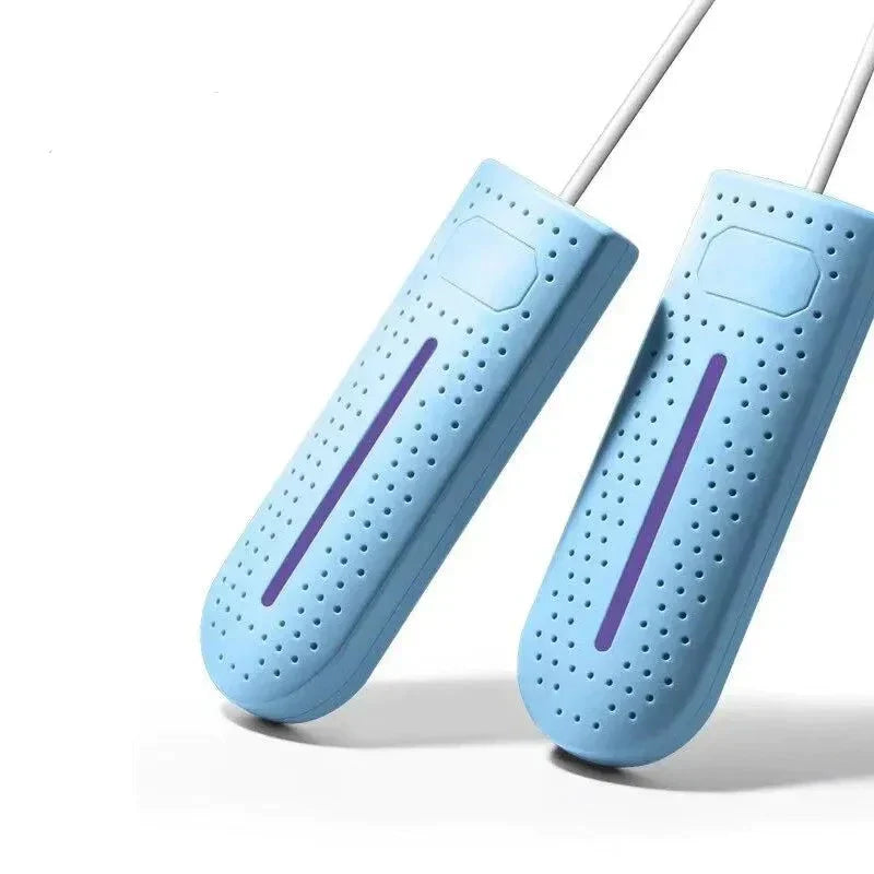Bærbar UV-sterilisator for sko, en hygienisk løsning for fuktige og luktende sko.