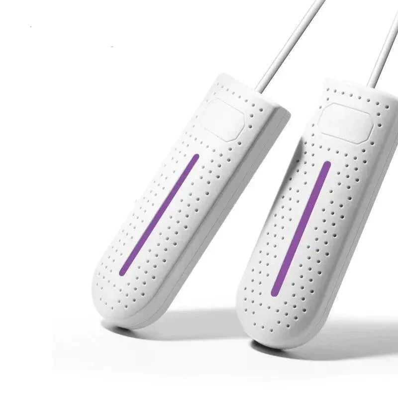 Smart UV sterilisator for sko, eliminerer bakterier og tørker effektivt for bedre hygiene.