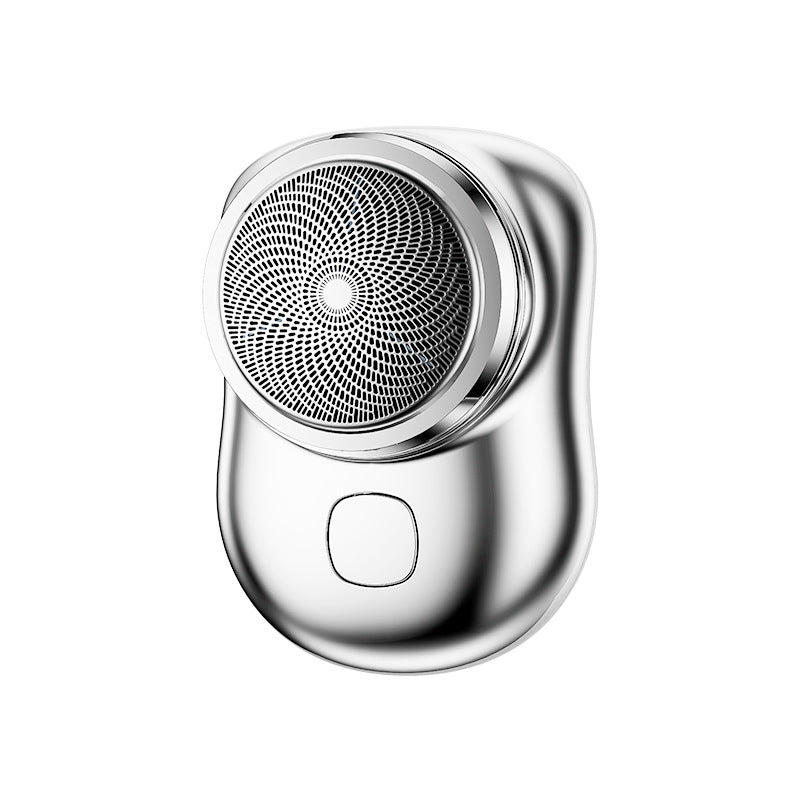 "Bærbar USB barbermaskin i stilig design, IPX7 vanntett, mini, kompakt og effektiv for både våt og tørr barbering."