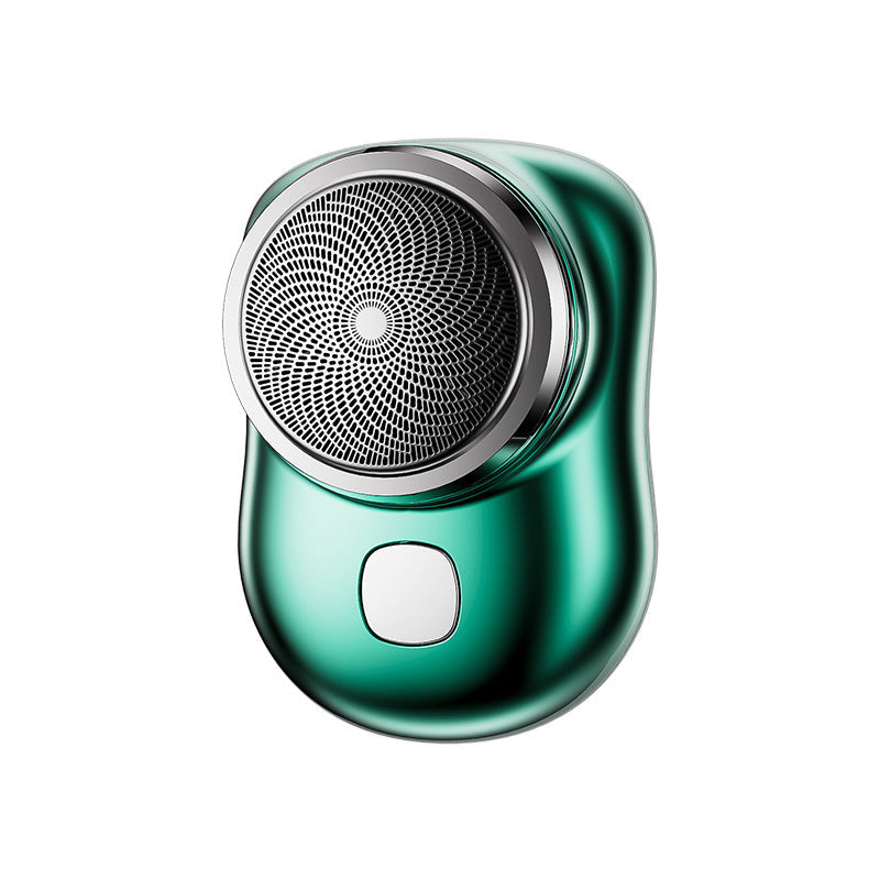 "Bærbar USB barbermaskin i stilig design, IPX7 vanntett, mini, kompakt og effektiv for både våt og tørr barbering."
