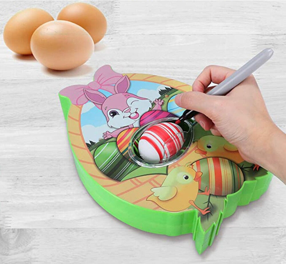 Komplett kreativt malesett for påskeegg med unike farger og enkel DIY-maskin, perfekt påskegave for barn.