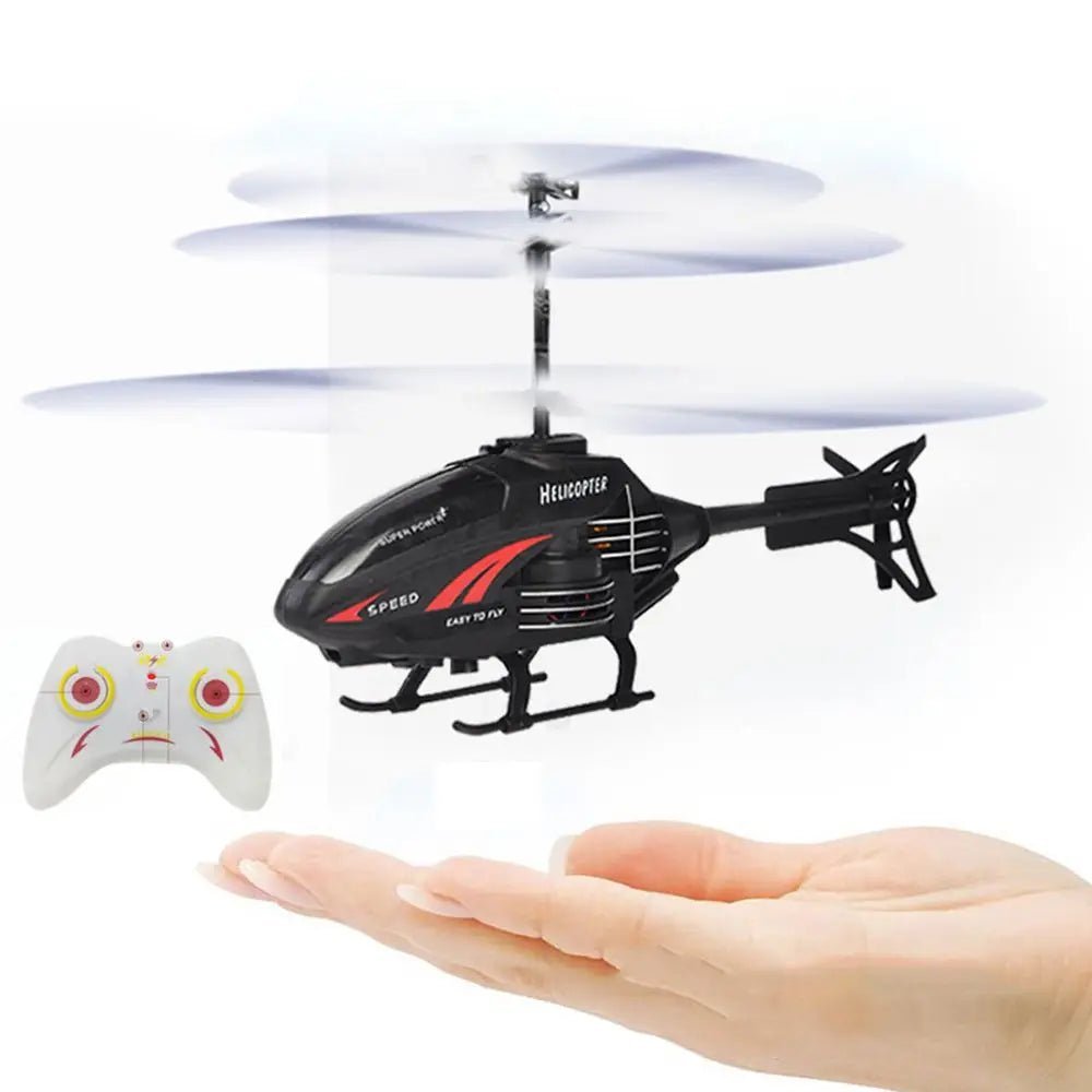 Nybegynnervennlig minihelikopter for barn, enkel å fly innendørs med stabilitet