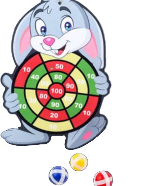 Barns kreative dartbrett spill, flerfarget. Utvikler motorikk og konsentrasjon for innendørslek.