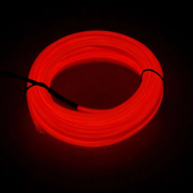 Komplett bilstyling med 5m neonlys, et fleksibelt og iøynefallende interiørlys.
